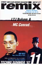remix '97/11 #77 LTJ ֥ & MC Conradץߥʸּҽǡ